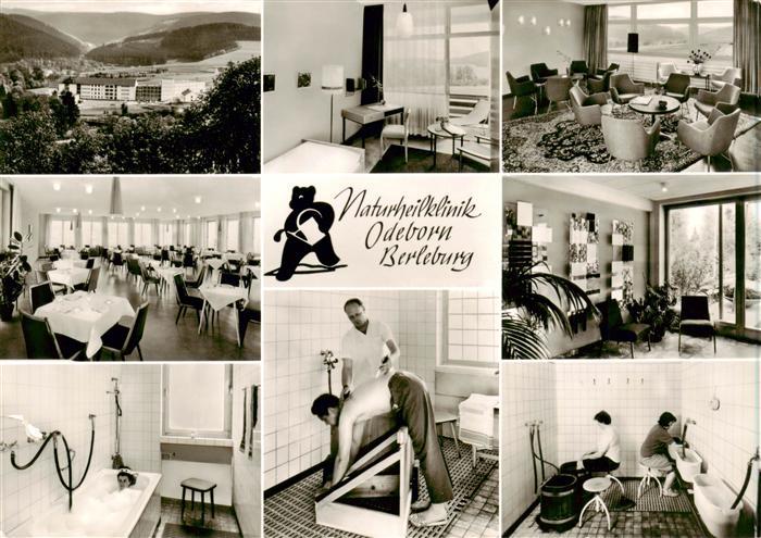 Berleburg Bad Naturheilklinik Odeborn Speisesaal Aufenthaltsraeume Behandlungsra