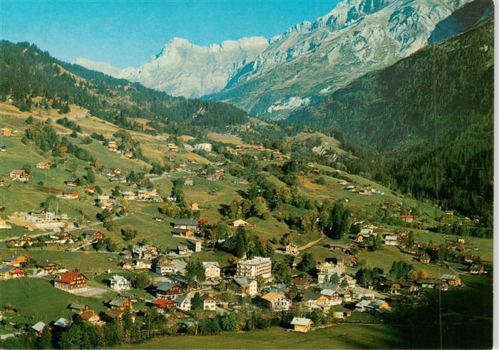 Les Diablerets VD et Chaine du Schlauchhorn Vue aerienne
