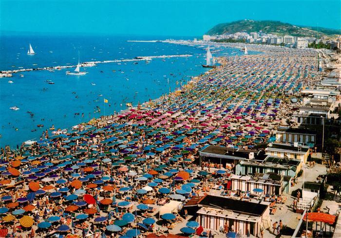 Cattolica  Provincia Rimini IT Panorama delle spiaggia