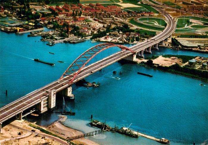 Rotterdam  NL Van Brienenoordbrug Fliegeraufnahme