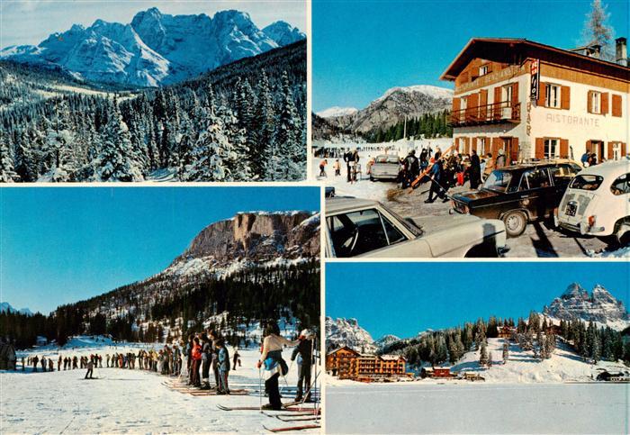 Misurina Veneto IT Ristorante Genzianella Tre Cime Skipisten