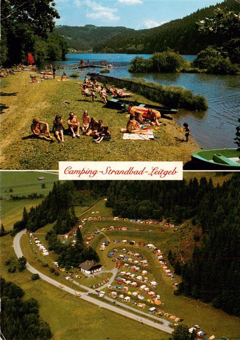 Steuerberg Goggausee Kaernten AT Camping Strandbad Leitgeb Fliegeraufnahme