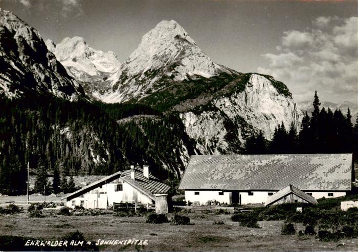 Ehrwalderalm 1500m Ehrwald Tirol AT mit Sonnenspitze