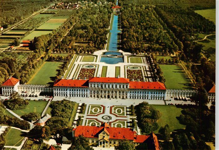 Schleissheim  Oberschleissheim Muenchen Schloss Schleissheim Fliegeraufnahme