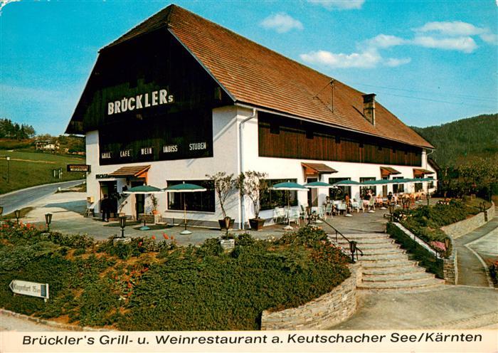 Keutschachersee Kaernten AT Bruecklers Grill und Weinrestaurant