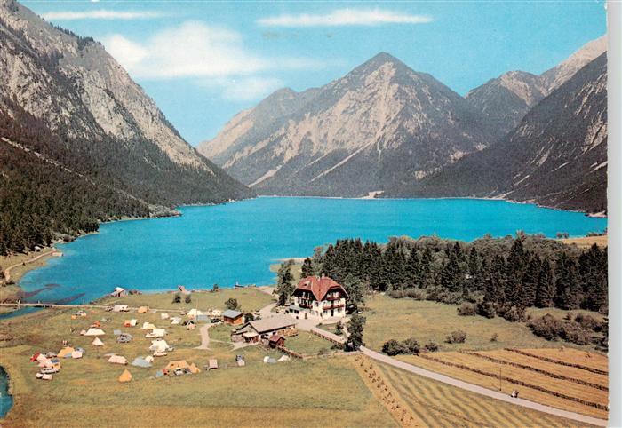 Heiterwang Tirol AT Fliegeraufnahme mit Hotel Fischer am Heiterwangersee