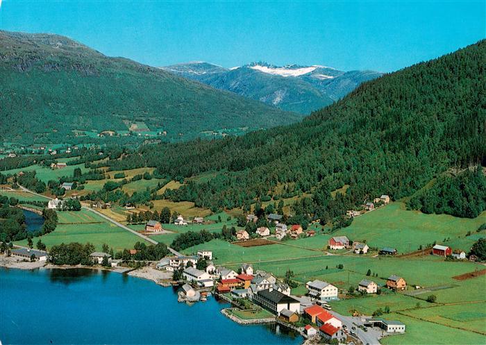Grodas Hornindal Nordfjord Fliegeraufnahme