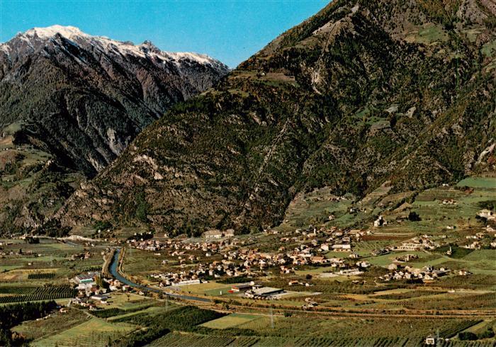 Naturns Naturno Suedtirol IT Fliegeraufnahme