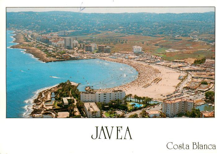Javea Costa Blanca ES Kuestenpanorama Strand