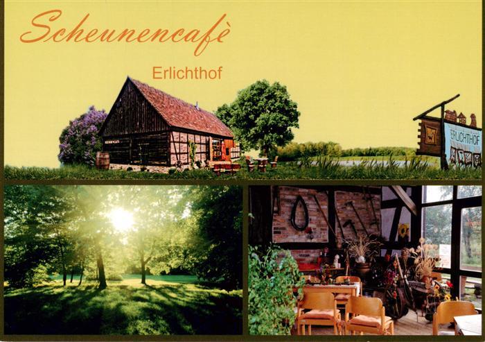 Erlichthof Rietschen Sachsen ScheunenCafe Gastraum Park