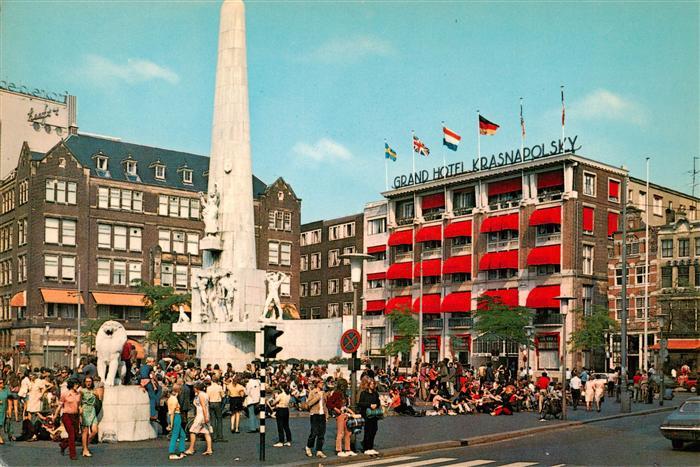 Amsterdam  NL Nationaldenkmal Grand Hotel Krasnapolsky