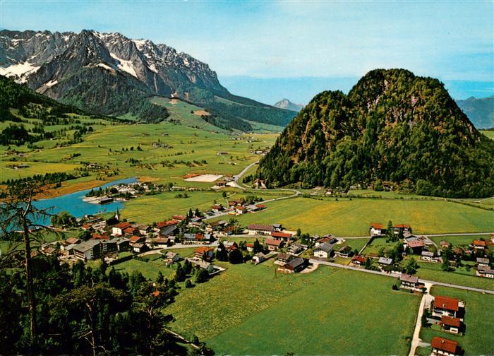 Walchsee Tirol AT gegen Zahmen Kaiser Sommerfrische