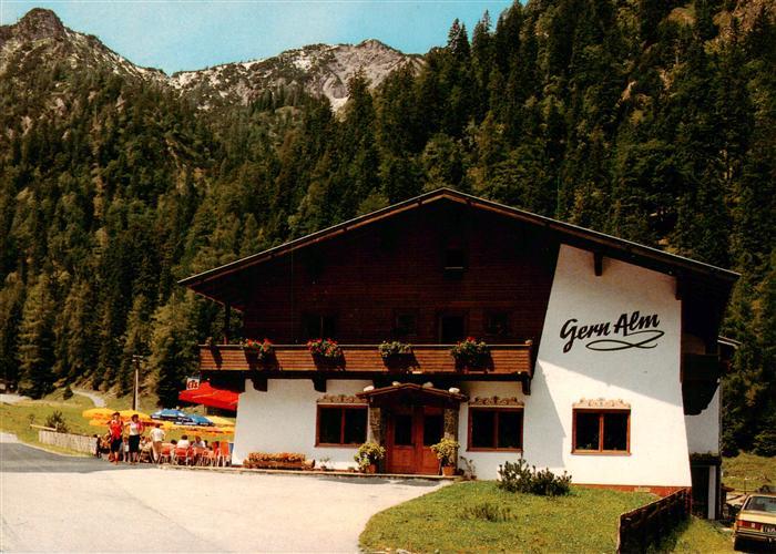 Pertisau Achensee Alpengasthof Gernalm Karwendelgebirge