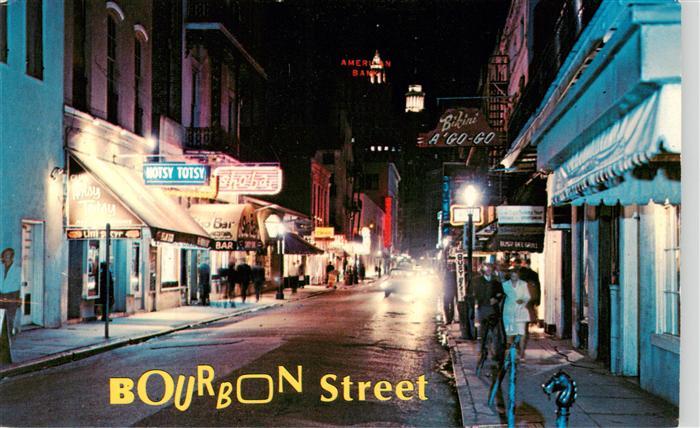 New Orleans Louisiana USA Bourbon Street