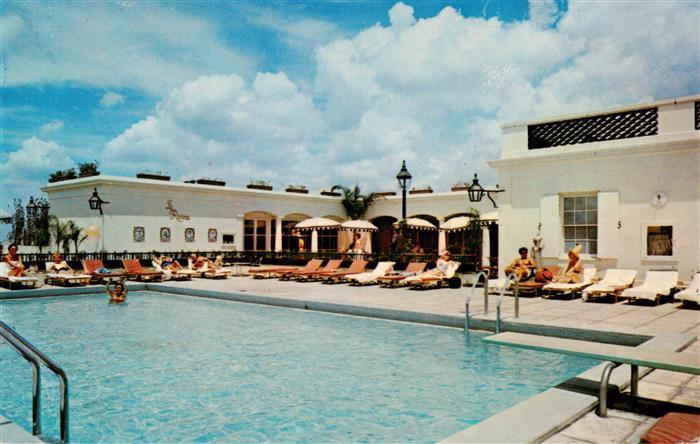 New Orleans Louisiana USA Rooftop Pool Royal Orleans Hotel