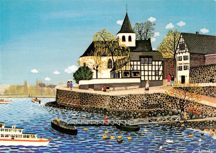 Koeln  Rhein Kapellchen Rodenkirchen