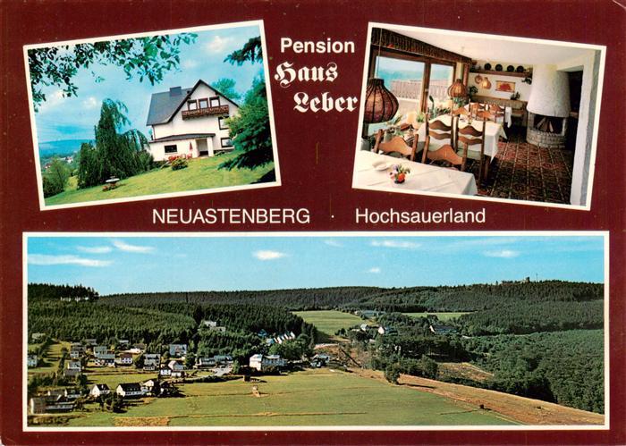 Neuastenberg Pension Haus Leber Gaststube Panorama