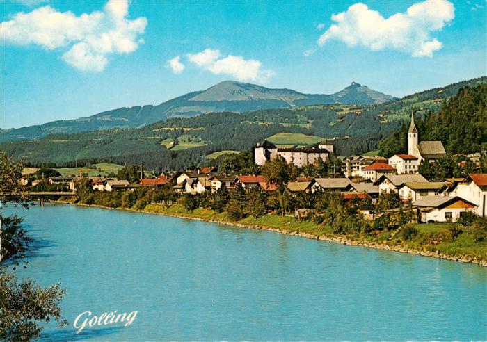 Golling  Salzach AT Panorama mit Schlenken und Schmittenstein