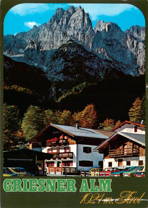 Griesneralm 1024m Kirchdorf Tirol AT Unterkunftshaus Wilder Kaiser