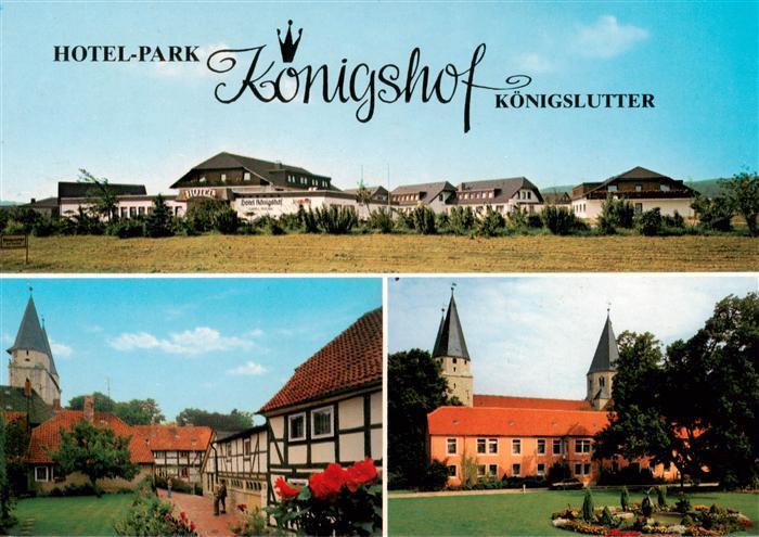 Koenigslutter Elm Hotel Park Koenigshof Fachwerkhaeuser Kirche
