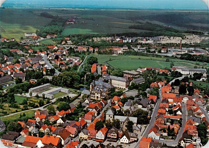 Bueren Westfalen Gesamtansicht mit Markt Jesuitenkirche Kolleg