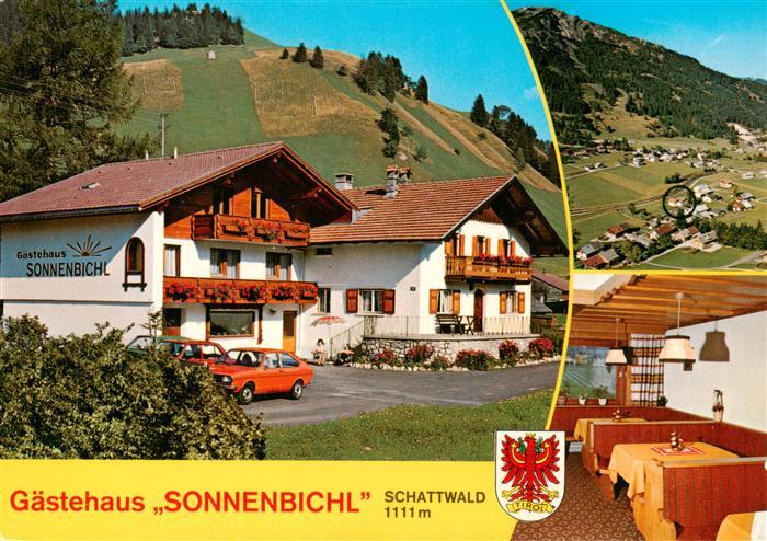 Schattwald Tirol AT Gaestehaus Sonnenbichl Gaststube Panoraa