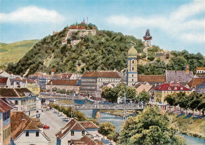 Graz  Steiermark AT Schlossbergblick