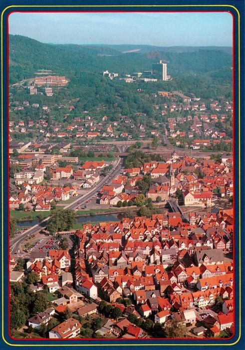 Rotenburg Fulda Fliegeraufnahme mit Herz und Kreislaufzentrum und Hotel Rotenber