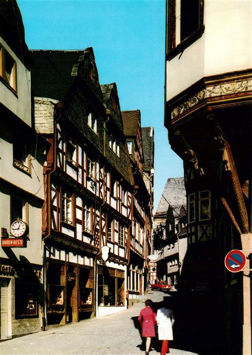 Limburg  Lahn Fachwerk an der Ploetze