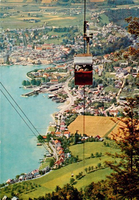 Gmunden Traunsee Salzkammergut AT Gruenbergseilbahn