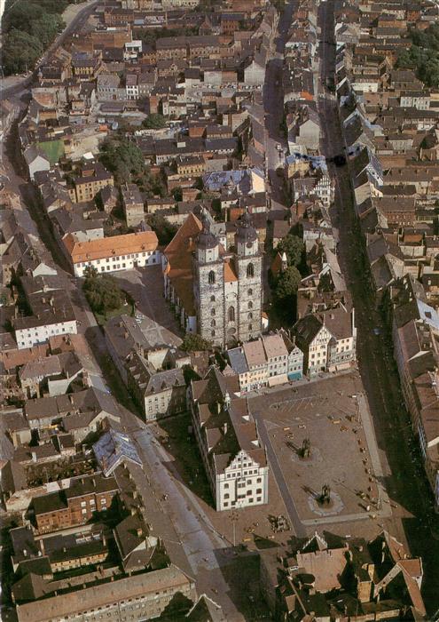Wittenberg  Lutherstadt Fliegeraufnahme