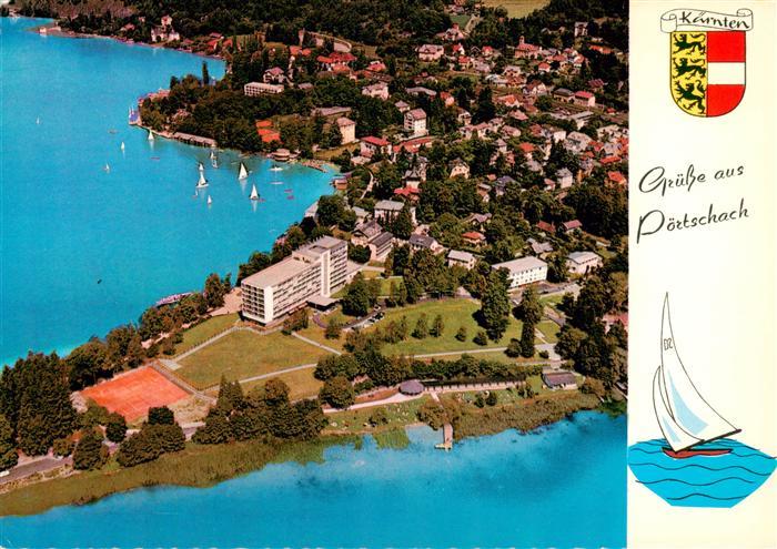 Poertschach Woerthersee Fliegeraufnahme
