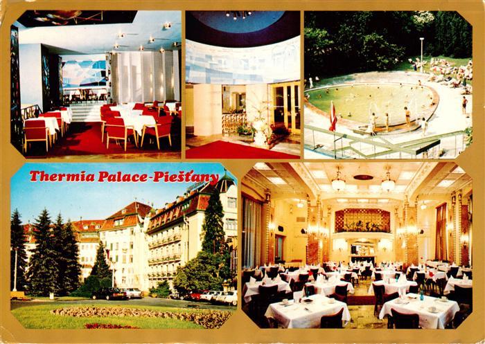 Piestany SK Licebny dom Thermia Palace pohlad na budovu Interiery Kupalisko