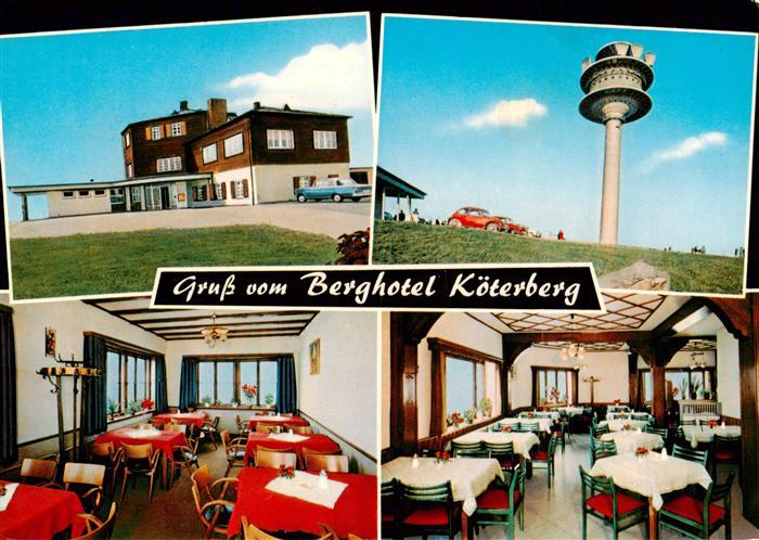 Luegde Berghotel Koeterberg Gastraeume Aussichtsturm