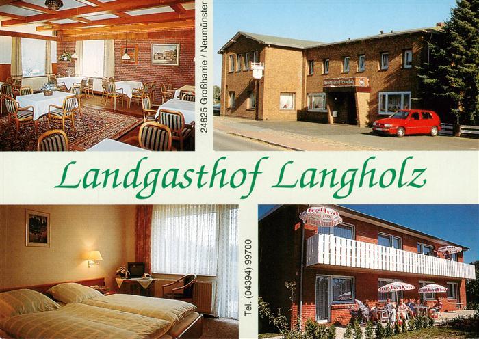 Grossharrie Landgasthof Langholz Gaststube Zimmer