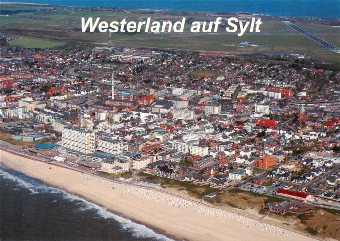 Westerland Sylt Fliegeraufnahme