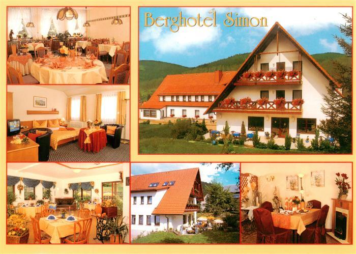Oberschoenau Thueringen Berghotel Simon Gastraeume