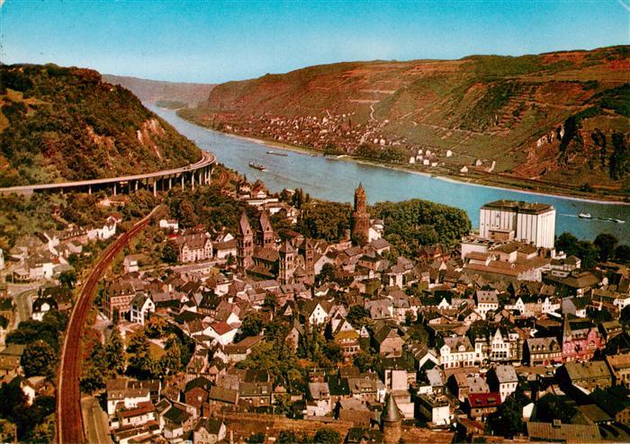 Andernach Rhein Fliegeraufnahme