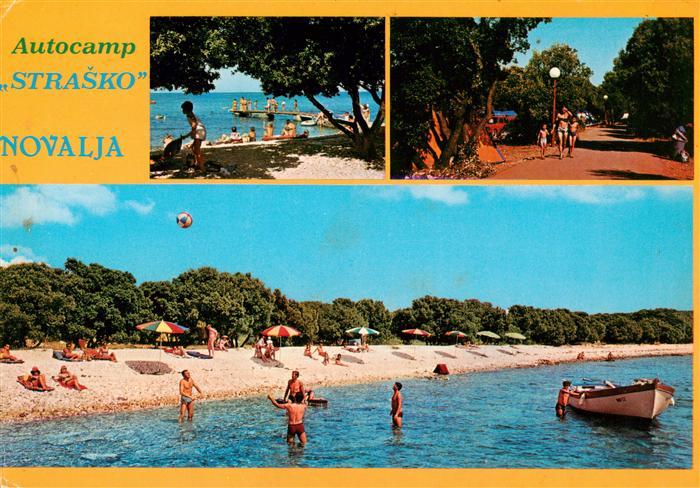 Novalja Novalje Croatia Autocamp Strasko Strandpartien