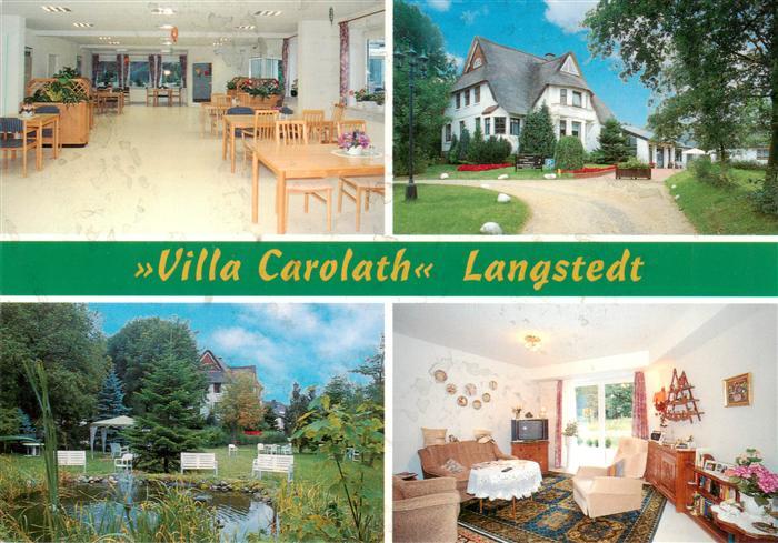 Langstedt Seniorenwohnpark Villa Carolath Gastraum Garten Appartement