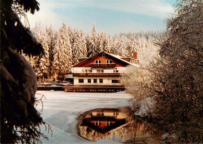 Fichtelberg Oberwiesenthal Erzgebirge Waldhotel am Fichtelsee