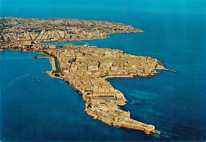 Siracusa Syrakus Sicilia Fliegeraufnahme