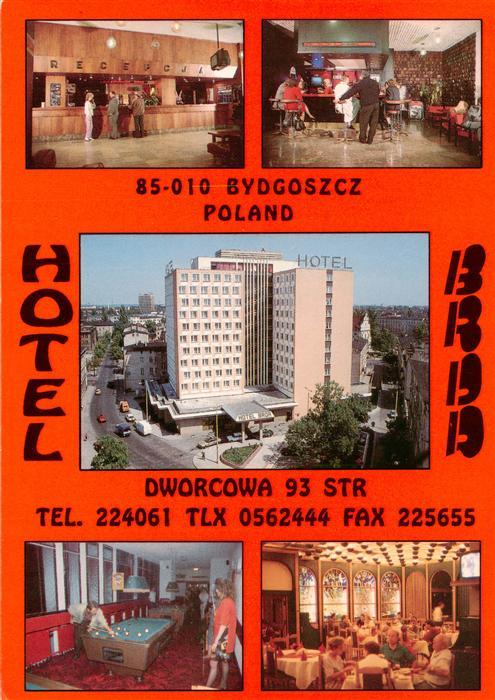Bydgoszcz Bromberg Westpreussen PL Hotel BRDD Recepcja Drink bar Panorama holtel