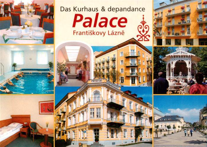 Frantiskovy Lazne Franzensbad Boehmen CZ Kurhaus und Depandance Palace Gastraeum