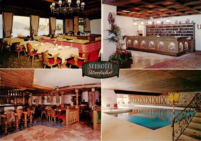 Rottach-Egern Seehotel ueberfahrt Gastraeume Bar Hallenbad