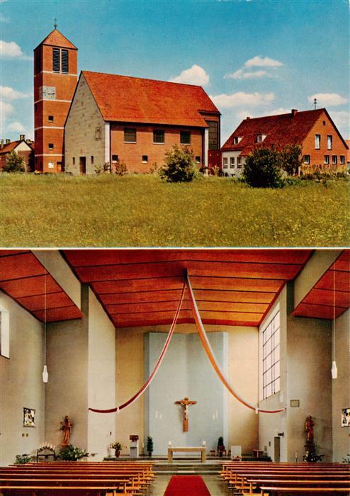 Kornburg Kath Kirche Maria Koenigin Inneres