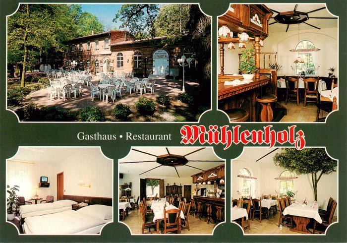 Havelberg Gasthaus Restaurant Muehlenholz Terrasse Gastraeume Bar
