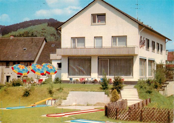 Unterharmersbach Cafe Restaurant Eckwaldblick Minigolfanlage