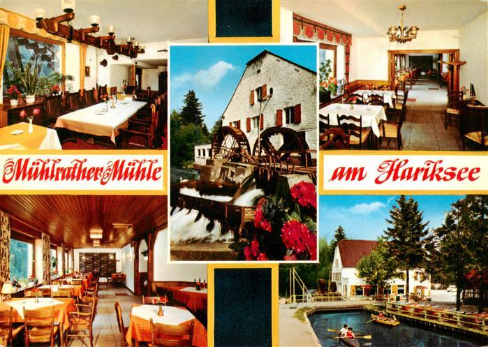 Amern Restaurant Cafe Muehlrather Muehle am Hariksee Gastraeume