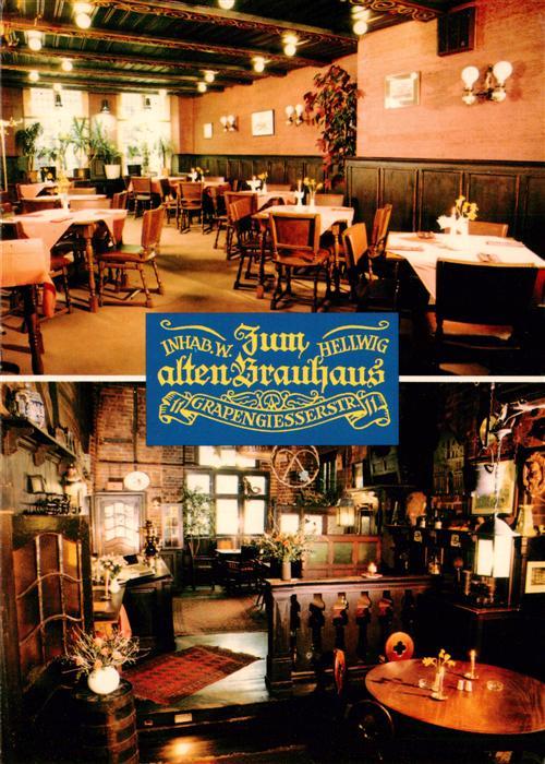 LueNEBURG  CITY Restaurant Zum alten Brauhaus Gastraeume